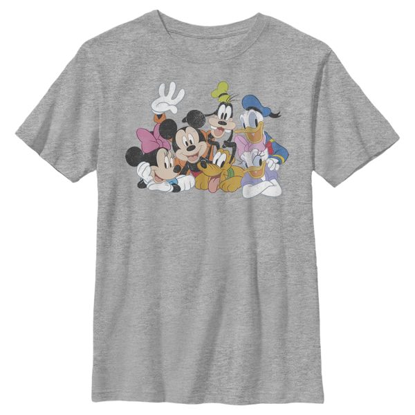 Boy’s Mickey & Friends Club House Group Shot T-Shirt