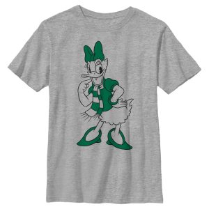 Boy’s Mickey & Friends Daisy Duck St Patrick Green T-Shirt
