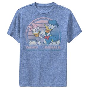 Boy’s Mickey & Friends Daisy and Donald Duck Distressed Performance Tee