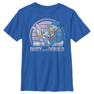 Boy’s Mickey & Friends Daisy and Donald Duck Distressed T-Shirt