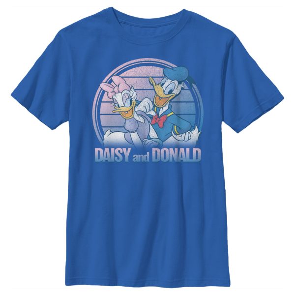 Boy’s Mickey & Friends Daisy and Donald Duck Distressed T-Shirt