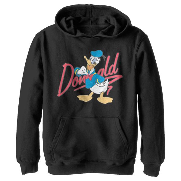 Boy’s Mickey & Friends Donald Duck Signature Pull Over Hoodie