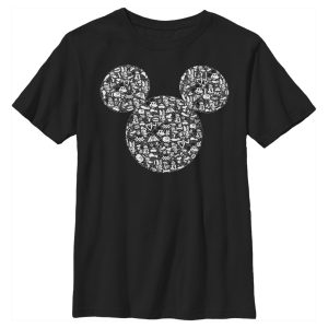 Boy’s Mickey & Friends Filled With Faces T-Shirt