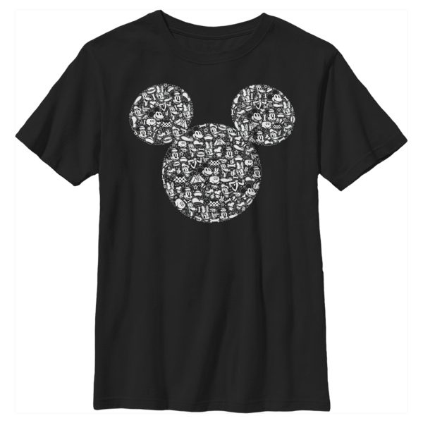 Boy’s Mickey & Friends Filled With Faces T-Shirt