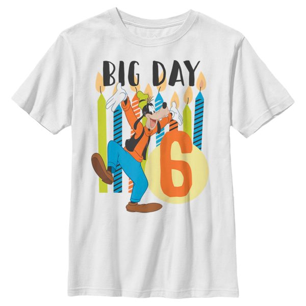 Boy’s Mickey & Friends Goofy 6th Birthday T-Shirt