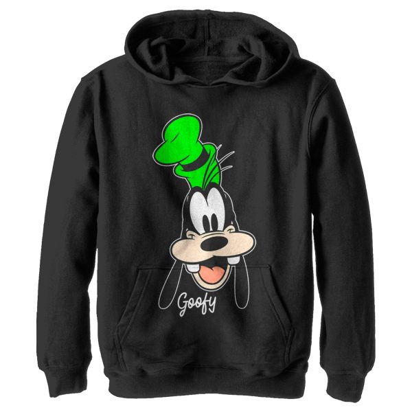 Boy’s Mickey & Friends Goofy Portrait Pull Over Hoodie