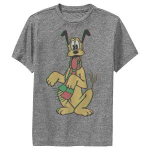 Boy’s Mickey & Friends Happy Tail Pluto Holiday Performance Tee