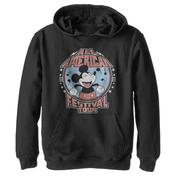 Boy’s Mickey & Friends Mickey All American Festival Tour Pull Over Hoodie