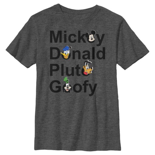 Boy’s Mickey & Friends Mickey Donald Pluto Goofy T-Shirt