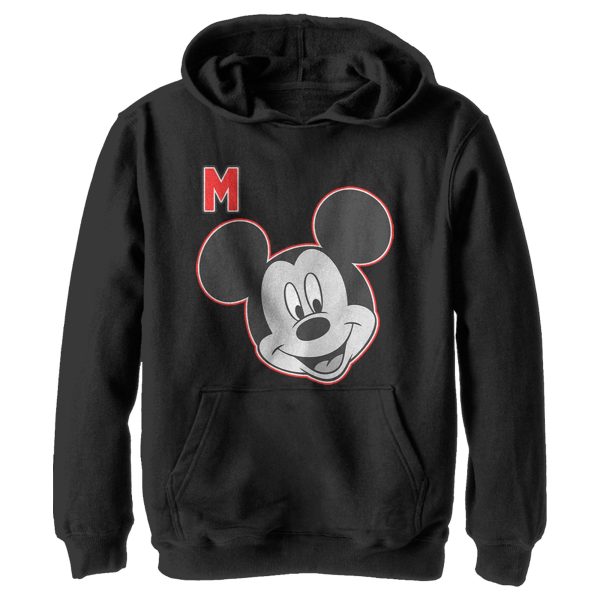 Boy’s Mickey & Friends Mickey M Portrait Pull Over Hoodie