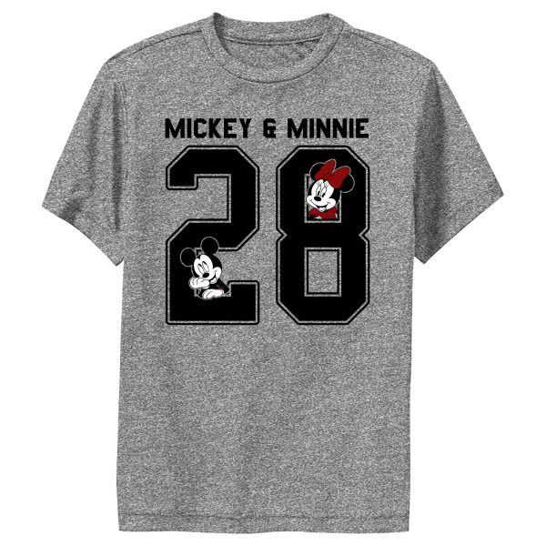 Boy’s Mickey & Friends Mickey & Minnie Jersey Performance Tee