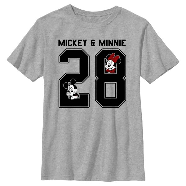 Boy’s Mickey & Friends Mickey & Minnie Jersey T-Shirt