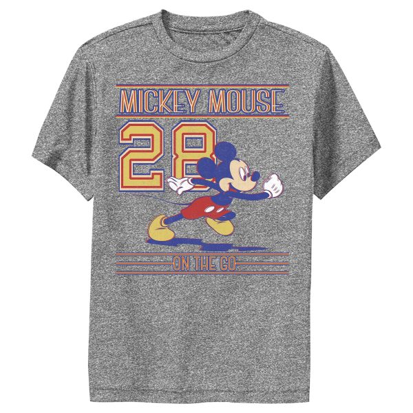 Boy’s Mickey & Friends Mickey Mouse 28 On The Go Performance Tee