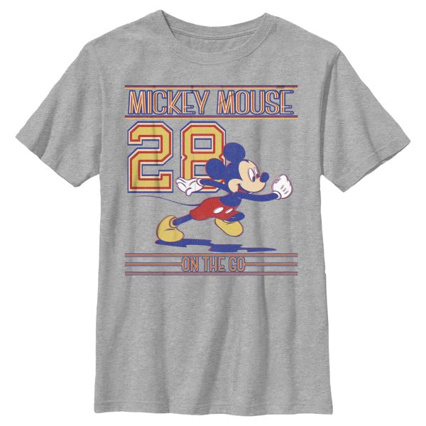 Boy’s Mickey & Friends Mickey Mouse 28 On The Go T-Shirt