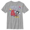 Boy’s Mickey & Friends Mickey Mouse 4th Birthday Wishes T-Shirt