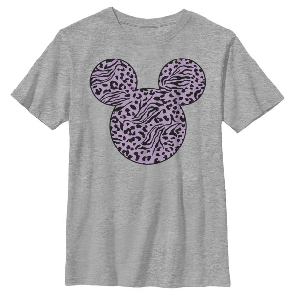 Boy’s Mickey & Friends Mickey Mouse Animal Print Silhouette T-Shirt