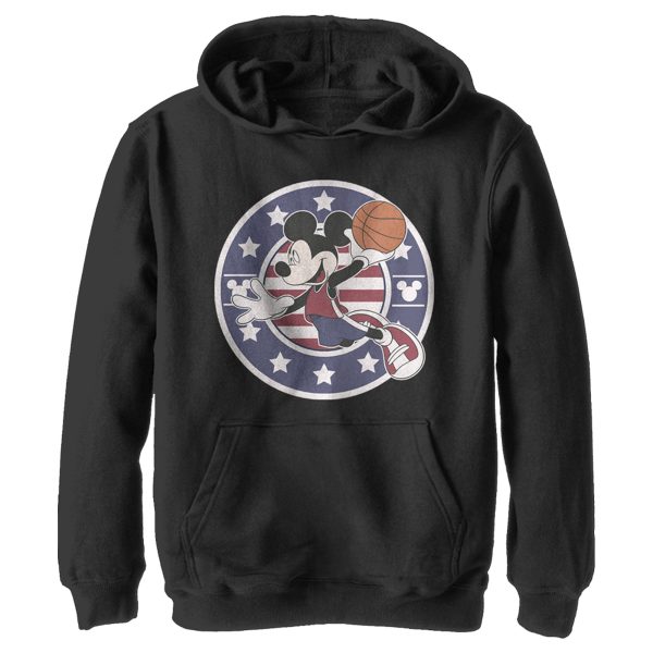 Boy’s Mickey & Friends Mickey Mouse Basketball Dunk Pull Over Hoodie