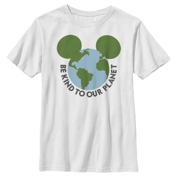 Boy’s Mickey & Friends Mickey Mouse Be Kind to Our Planet T-Shirt