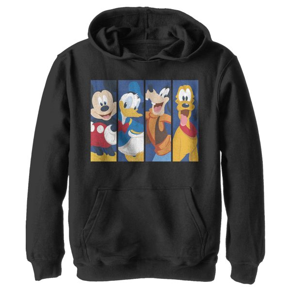 Boy’s Mickey & Friends Mickey Mouse Best Friend Panels Pull Over Hoodie