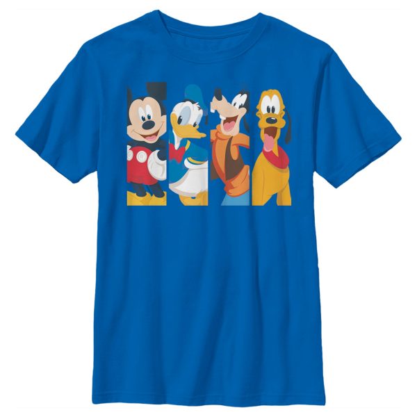 Boy’s Mickey & Friends Mickey Mouse Best Friend Panels T-Shirt