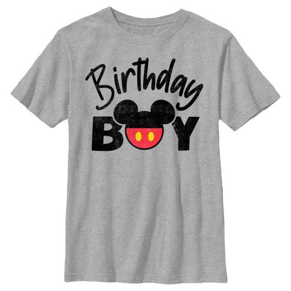 Boy’s Mickey & Friends Mickey Mouse Birthday Boy T-Shirt