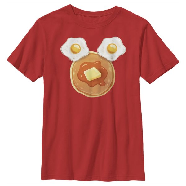 Boy’s Mickey & Friends Mickey Mouse Breakfast Silhouette T-Shirt