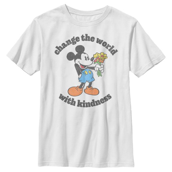 Boy’s Mickey & Friends Mickey Mouse Change the World with Kindness T-Shirt