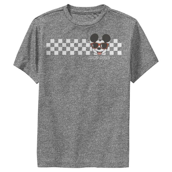 Boy’s Mickey & Friends Mickey Mouse Checkers Performance Tee