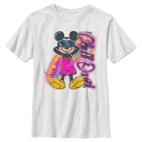 Boy’s Mickey & Friends Mickey Mouse Chill Out Airbrushed T-Shirt