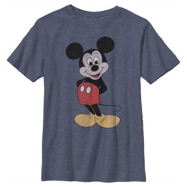 Boy’s Mickey & Friends Mickey Mouse Classic Cartoon Smile T-Shirt