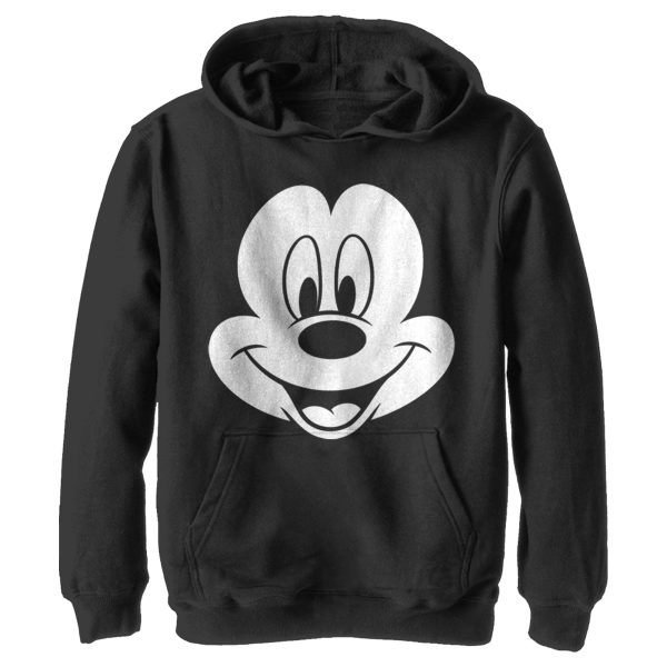 Boy’s Mickey & Friends Mickey Mouse Face Pull Over Hoodie