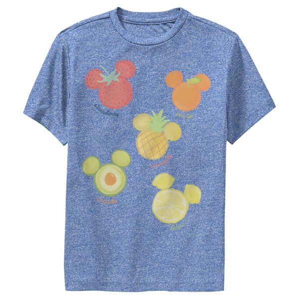 Boy’s Mickey & Friends Mickey Mouse Fruit Silhouettes Performance Tee