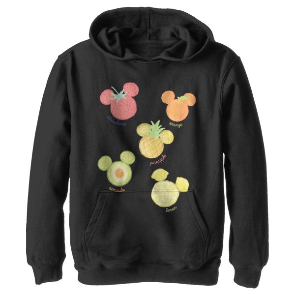 Boy’s Mickey & Friends Mickey Mouse Fruit Silhouettes Pull Over Hoodie