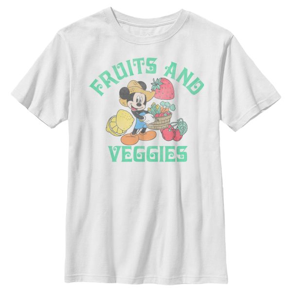 Boy’s Mickey & Friends Mickey Mouse Fruits and Veggies T-Shirt