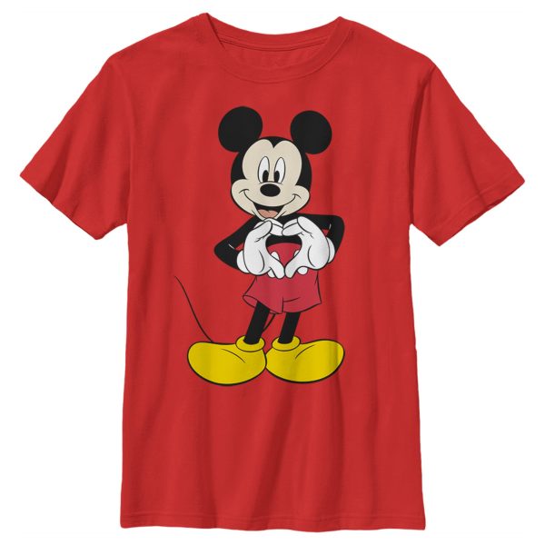 Boy’s Mickey & Friends Mickey Mouse Heart T-Shirt