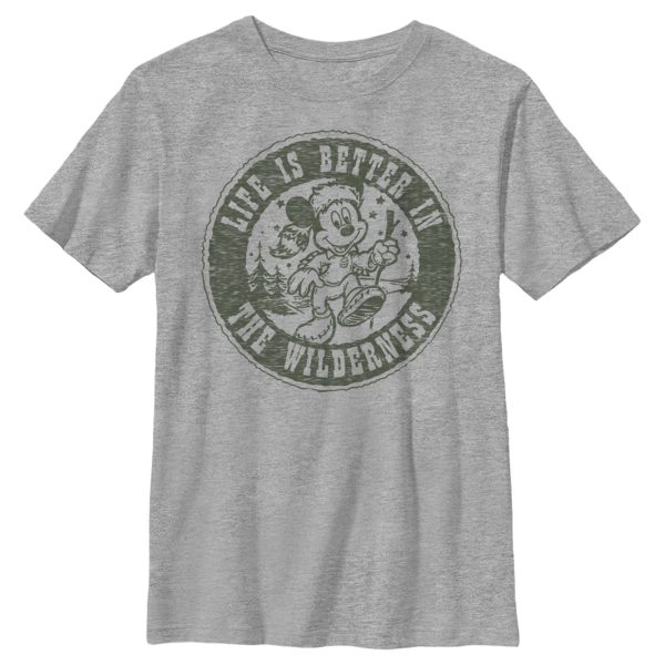 Boy’s Mickey & Friends Mickey Mouse Life is Better in the Wilderness T-Shirt