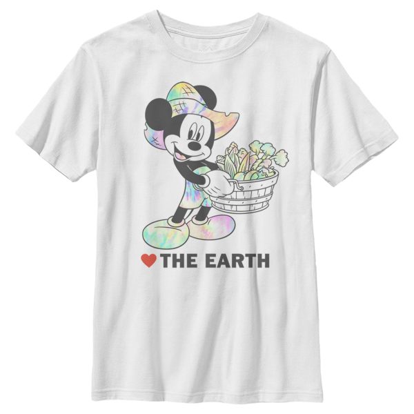 Boy’s Mickey & Friends Mickey Mouse Love the Earth T-Shirt