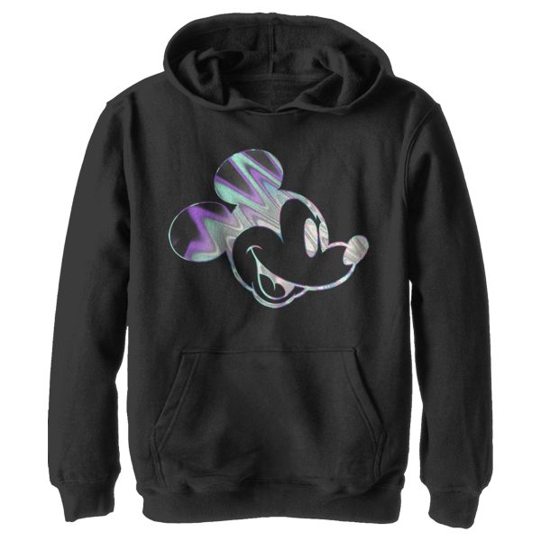 Boy’s Mickey & Friends Mickey Mouse Metallic Pull Over Hoodie