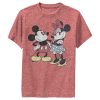 Boy’s Mickey & Friends Mickey Mouse & Minnie Vintage Couple Performance Tee