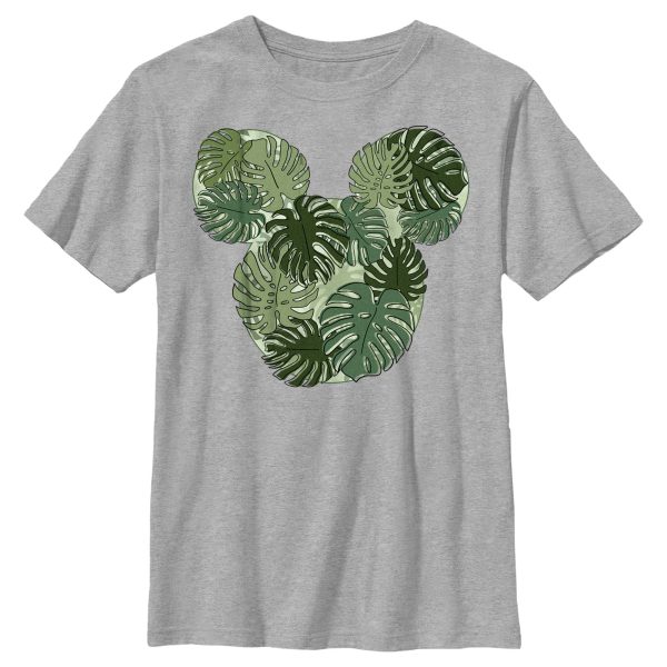 Boy’s Mickey & Friends Mickey Mouse Monstera Silhouette T-Shirt