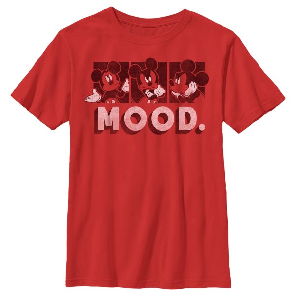 Boy’s Mickey & Friends Mickey Mouse Mood. T-Shirt