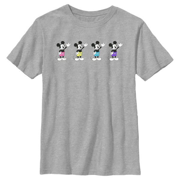 Boy’s Mickey & Friends Mickey Mouse Neon Wave T-Shirt