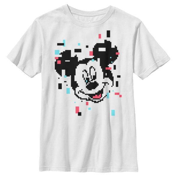 Boy’s Mickey & Friends Mickey Mouse Pixels T-Shirt