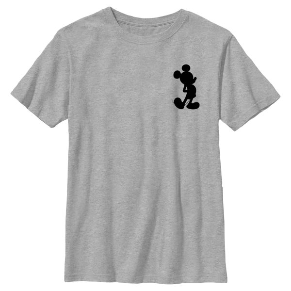 Boy’s Mickey & Friends Mickey Mouse Pocket Silhouette T-Shirt