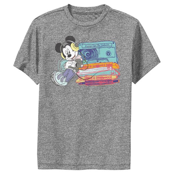 Boy’s Mickey & Friends Mickey Mouse Pump Up the Volume Performance Tee