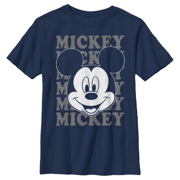 Boy’s Mickey & Friends Mickey Mouse Repeating Name T-Shirt