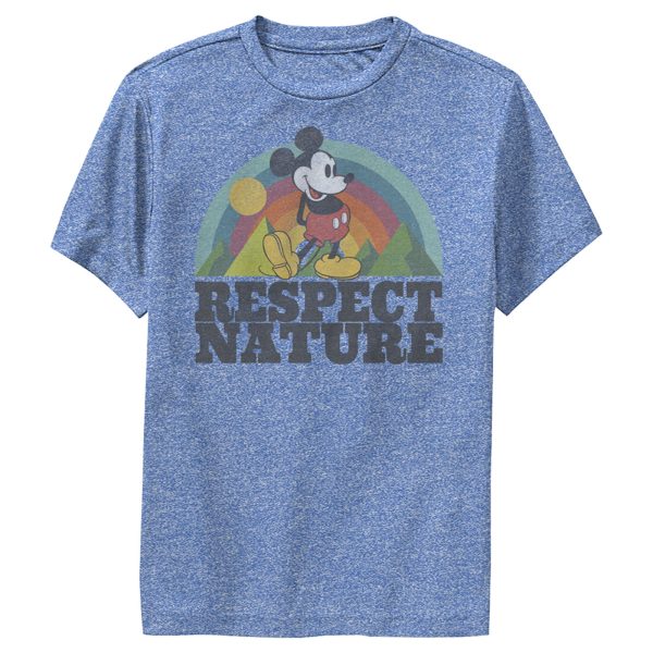 Boy’s Mickey & Friends Mickey Mouse Respect Nature Performance Tee