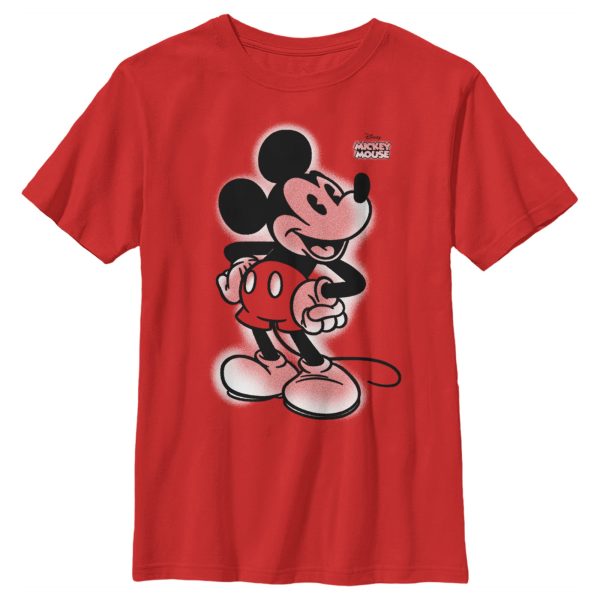 Boy’s Mickey & Friends Mickey Mouse Retro Airbrushed T-Shirt