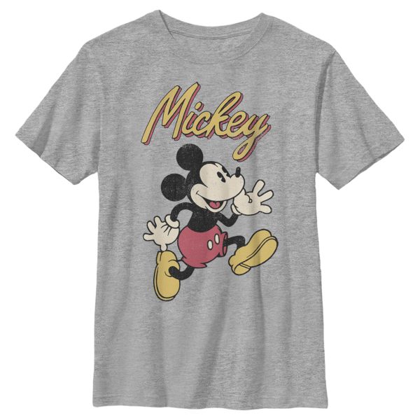 Boy’s Mickey & Friends Mickey Mouse Retro Running T-Shirt