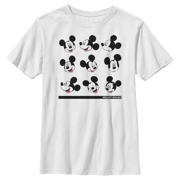 Boy’s Mickey & Friends Mickey Mouse Silly Faces T-Shirt